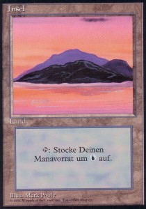 Island (V.3) - Foreign Black Bordered (Land) [DTL-289]