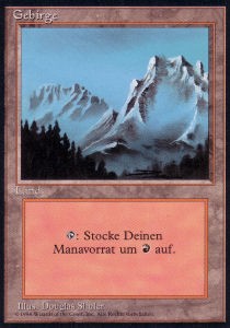 Mountain (V.2) - Foreign Black Bordered (Land) [DTL-291]