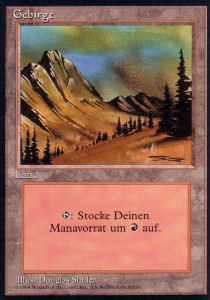 Mountain (V.3) - Foreign Black Bordered (Land) [DTL-292]