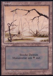 Swamp (V.2) - Foreign Black Bordered (Land) [DTL-300]