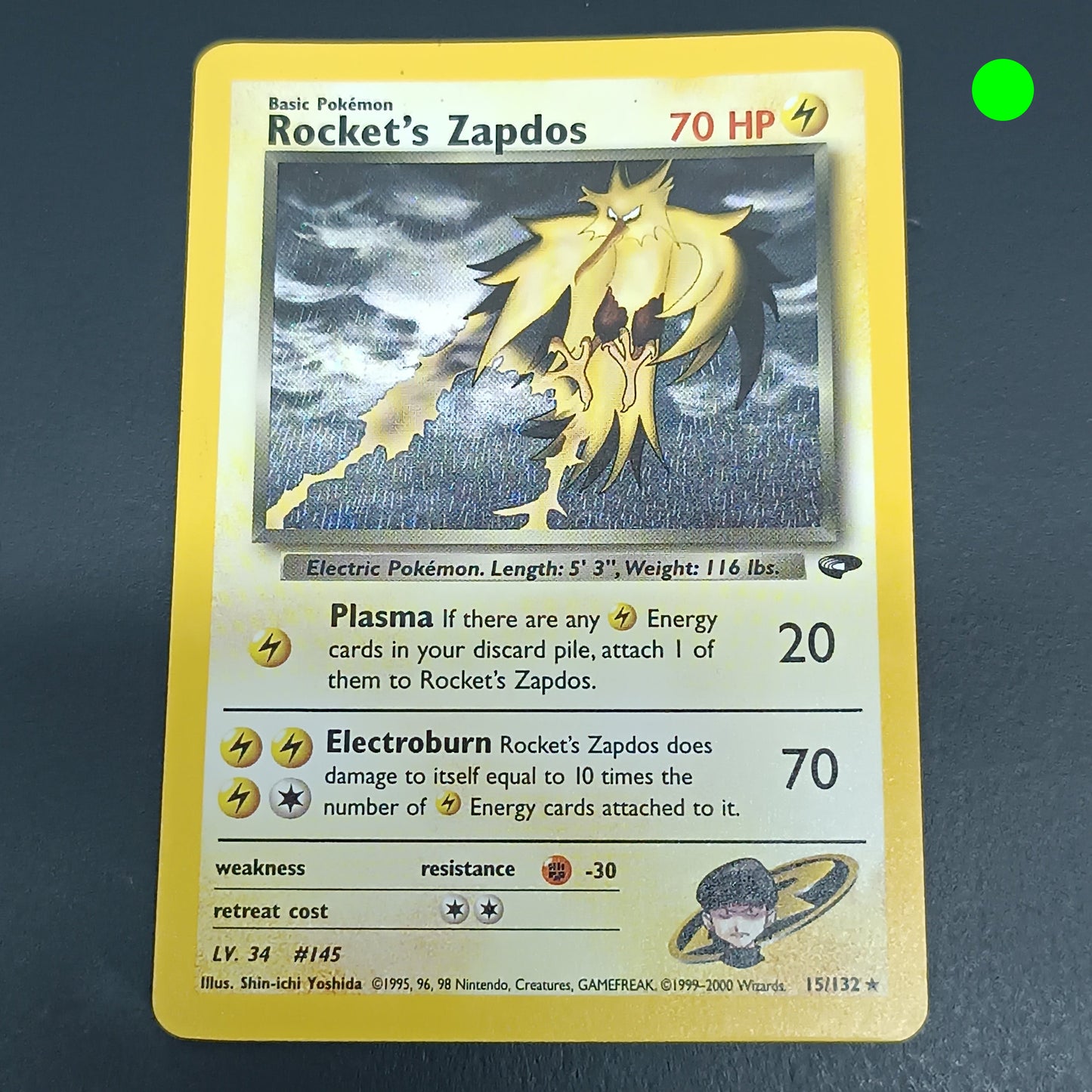 Rocket's Zapdos - Gym Challenge (Holo Rare) [GC-15]