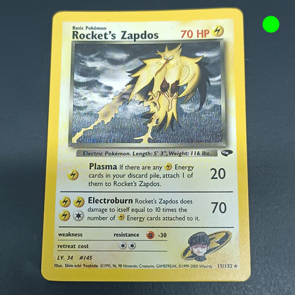 Rocket's Zapdos - Gym Challenge (Holo Rare) [GC-15]