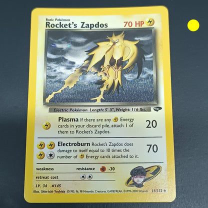 Rocket's Zapdos - Gym Challenge (Holo Rare) [GC-15]