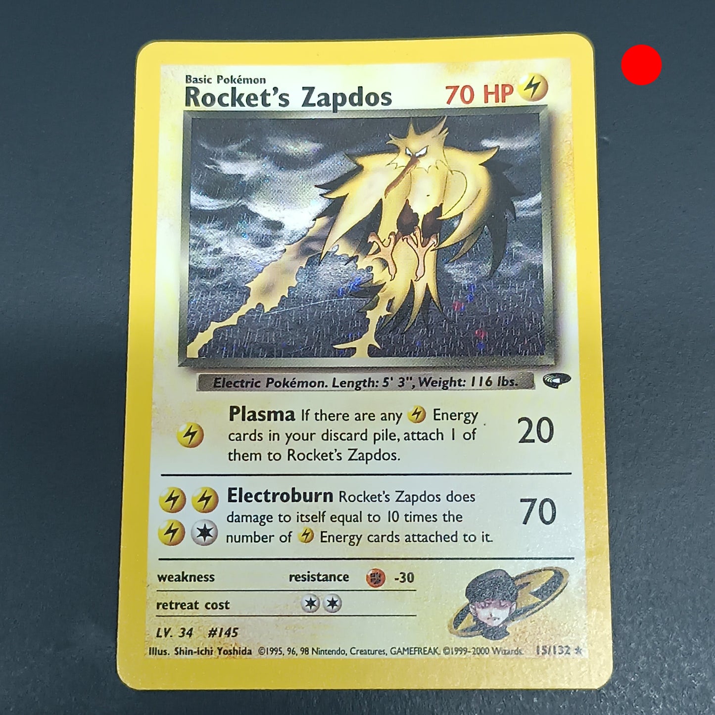 Rocket's Zapdos - Gym Challenge (Holo Rare) [GC-15]