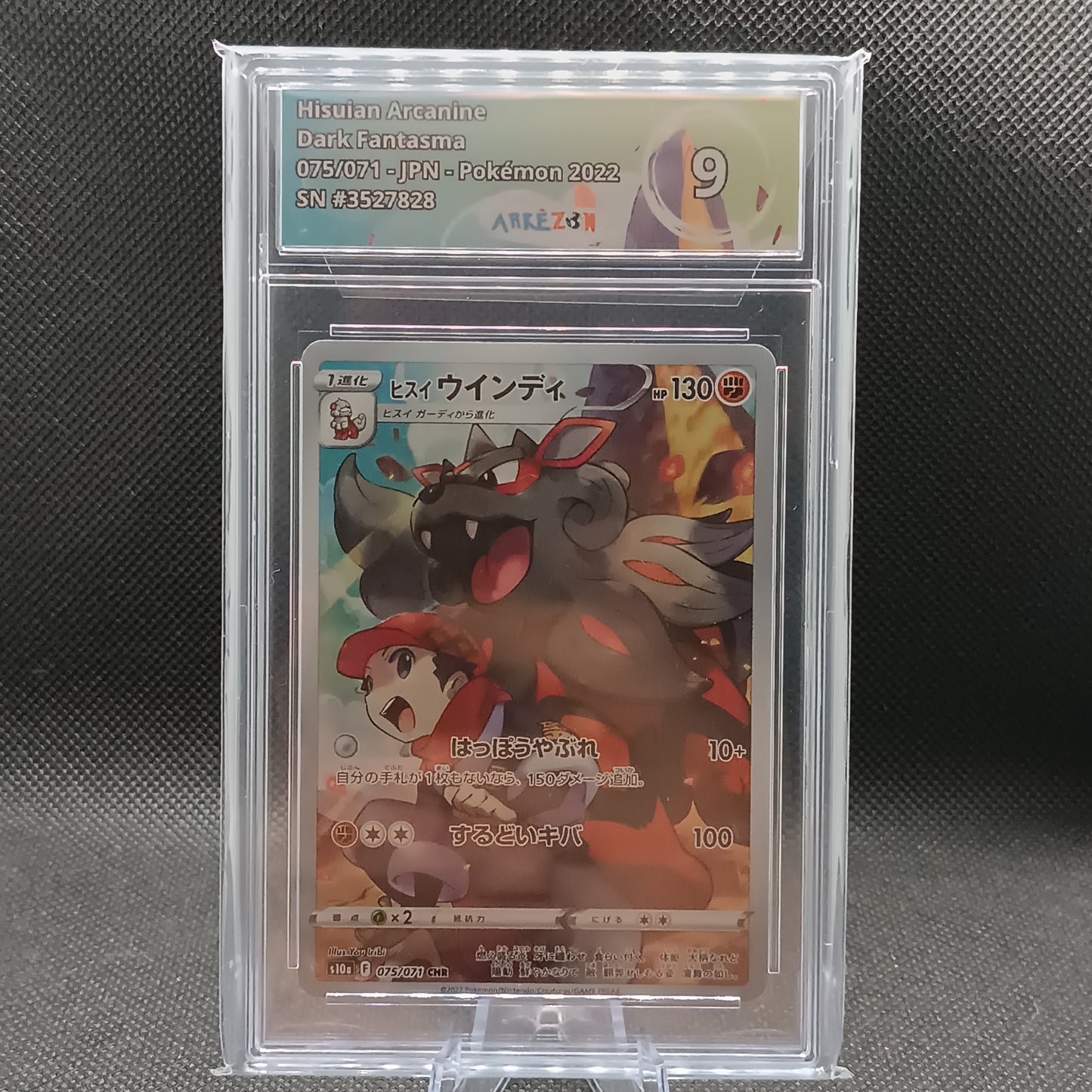 Hisuian Arcanine - Dark Phantasma (Character Rare) [s10a-075]