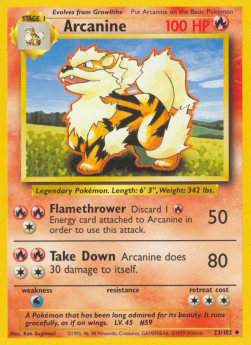 Arcanine - Base Set (Uncommon) [BS-23]