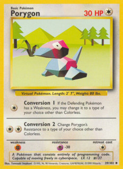 Porygon - Base Set (Uncommon) [BS-39]