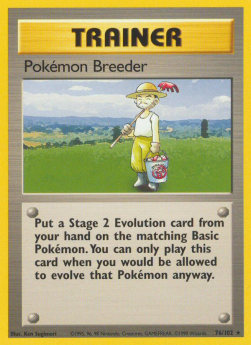 Pokémon Breeder - Base Set (Rare) [BS-76]