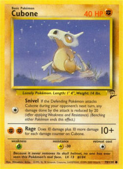 Cubone - Base Set 2 (Common) [B2-70]