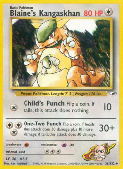 Blaine's Kangaskhan - Gym Heroes (Uncommon) [GH-36]