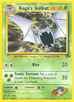 Koga's Golbat - Gym Challenge (Uncommon) [GC-46]
