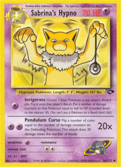Sabrina's Hypno - Gym Challenge (Uncommon) [GC-56]