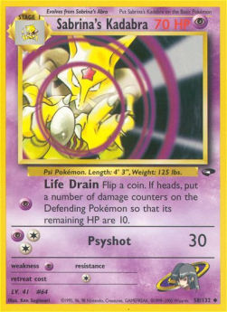 Sabrina's Kadabra - Gym Challenge (Uncommon) [GC-58]