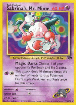 Sabrina's Mr. Mime - Gym Challenge (Uncommon) [GC-59]