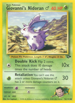 Giovanni's Nidoran - Gym Challenge (Common) [GC-76]