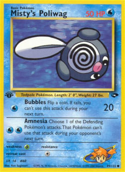 Misty's Poliwag - Gym Challenge (Common) [GC-89]