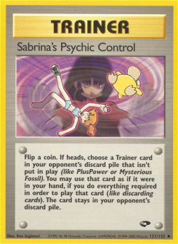 Sabrina's Psychic Control - Gym Challenge (Uncommon) [GC-121]