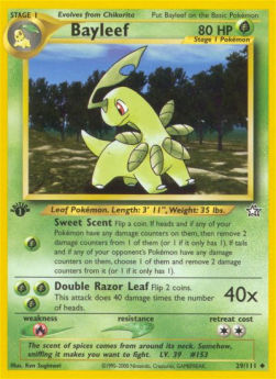 Bayleef - Neo Genesis (Uncommon) [NG-29]