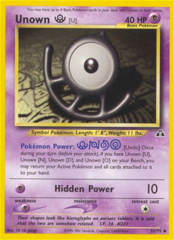 Unown - Neo Discovery (Uncommon) [NDI-51]