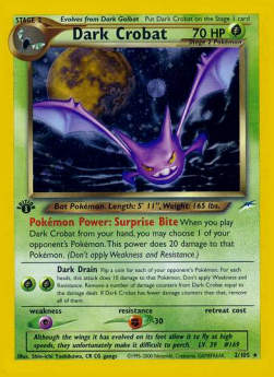 Dark Crobat - Neo Destiny (Holo Rare) [NDE-2]