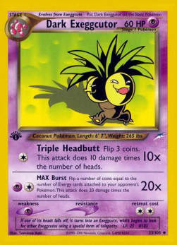 Dark Exeggutor - Neo Destiny (Uncommon) [NDE-33]