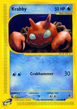 Krabby - Expedition Base Set (Common) [EX-115]