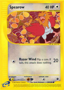 Spearow - Expedition Base Set (Common) [EX-130]