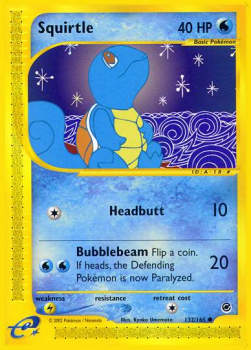 Squirtle - Expedition Base Set (Common) [EX-132]