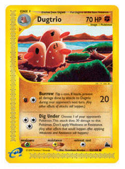 Dugtrio - Skyridge (Common) [SK-52]