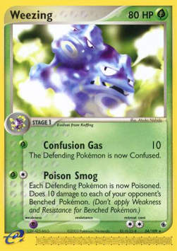 Weezing - EX Ruby & Sapphire (Rare) [RS-24]
