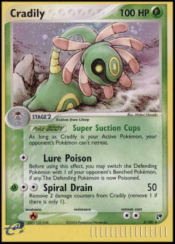 Cradily - EX Sandstorm (Holo Rare) [SS-3]