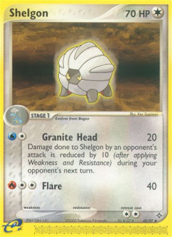 Shelgon (Granite Head) - EX Dragon (Uncommon) [DR-42]