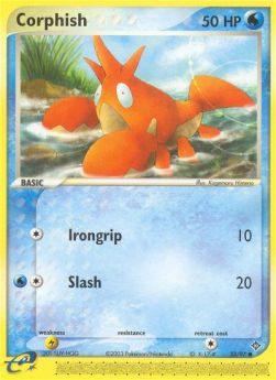 Corphish (Irongrip) - EX Dragon (Common) [DR-53]