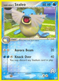 Team Aqua's Sealeo (Aurora Beam) - EX Team Magma vs Team Aqua (Uncommon) [MA-31]