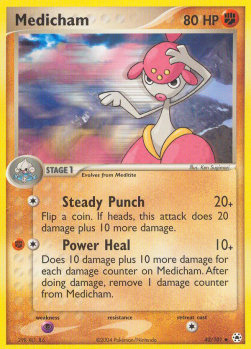Medicham (Steady Punch) - EX Hidden Legends (Uncommon) [HL-42]