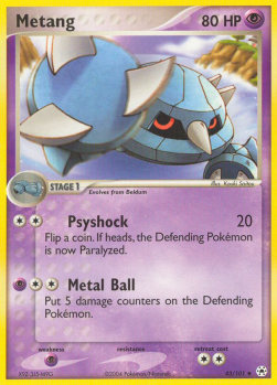 Metang (Psychic) - EX Hidden Legends (Uncommon) [HL-43]