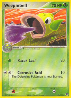 Weepinbell - EX FireRed & LeafGreen (Uncommon) [FL-51]