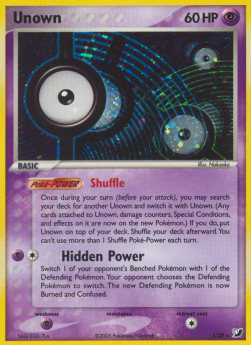 Unown - EX Unseen Forces (Rare) [UF-I-28]