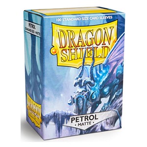 100 Dragon Shield Sleeves - Matte Petrol