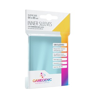 100 Gamegenic Inner Sleeves