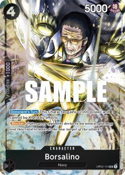 Borsalino (OP02-114) (V.2) - Paramount War (Alternate Art) [OP02-114]