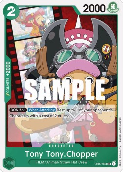 Tony Tony.Chopper (OP02-034) - Paramount War (Uncommon) [OP02-034]