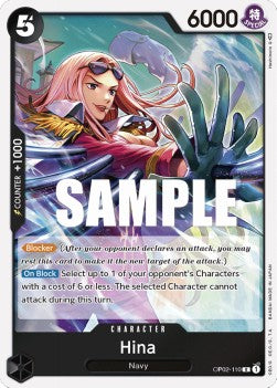 Hina (OP02-110) - Paramount War (Rare) [OP02-110]