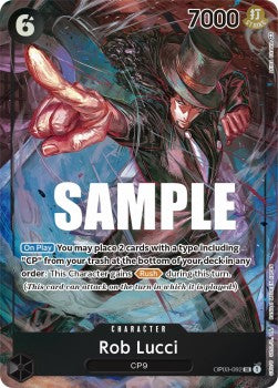 Rob Lucci (OP03-092) (V.2) - Pillars of Strength (Alternate Art) [OP03-092]
