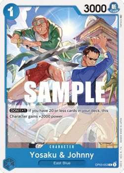 Yosaku & Johnny (OP03-053) - Pillars of Strength (Common) [OP03-053]