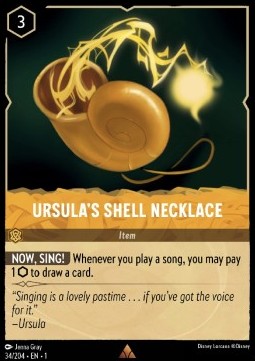 Ursula's Shell Necklace - The First Chapter (Rare) [1TFC-34]