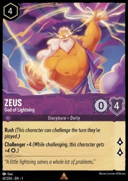 Zeus - God of Lightning - The First Chapter (Rare) [1TFC-61]