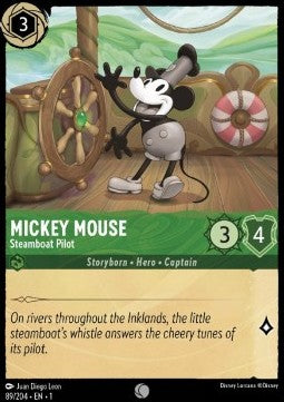 Mickey Mouse - Steamboat Pilot - The First Chapter (Common) [1TFC-89]