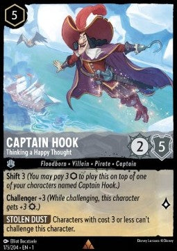 Captain Hook - Thinking a Happy Thought - The First Chapter (Rare) [1TFC-175]