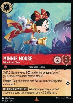 Minnie Mouse - Wide-Eyed Diver - Rise of the Floodborn (Rare) [2ROF-114]